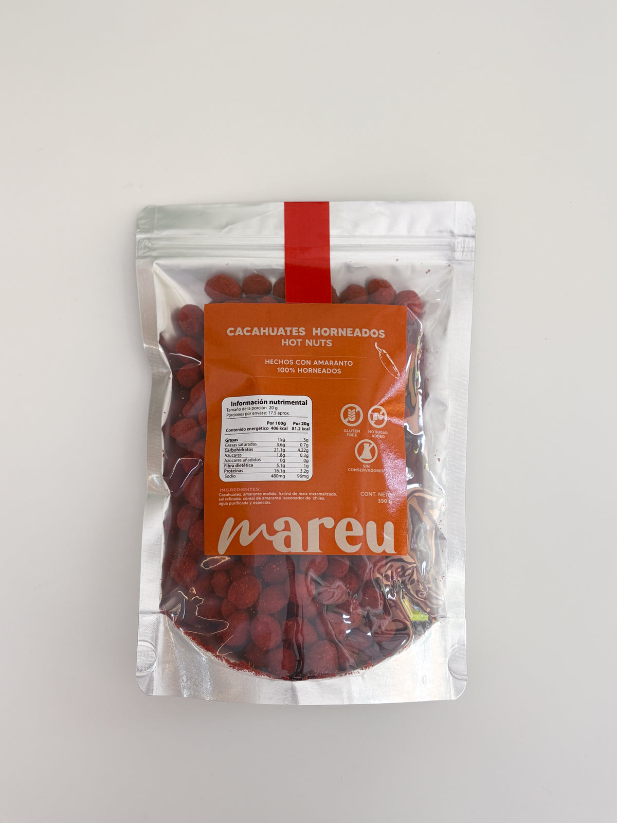 Cacahuates horneados sabor Hot Nuts